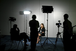 Sorted Media filming for Distripress in Barcelona, October 2011
